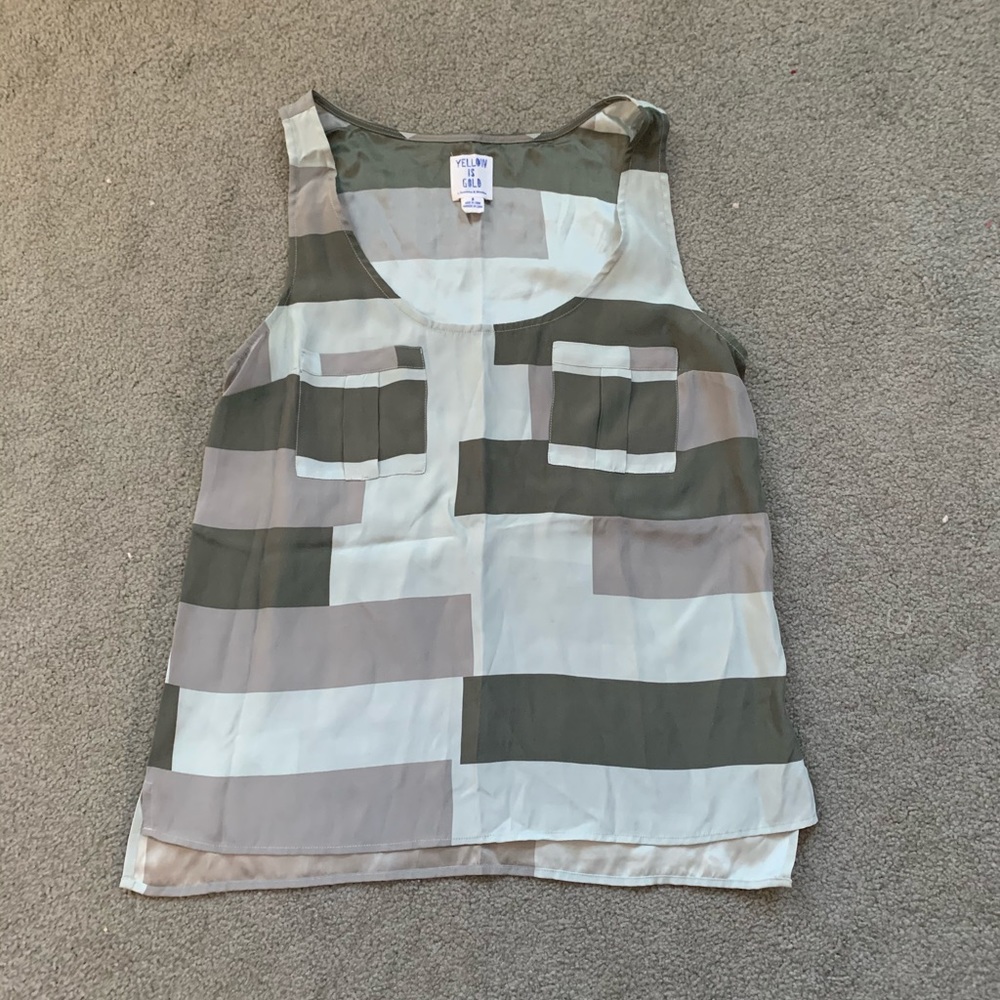 100% silk top